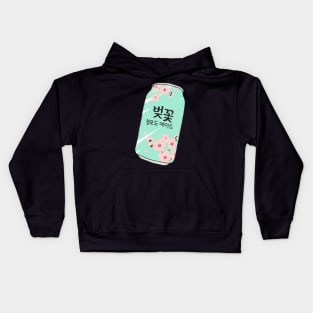 Korean Sakura Soft Drink Kids Hoodie